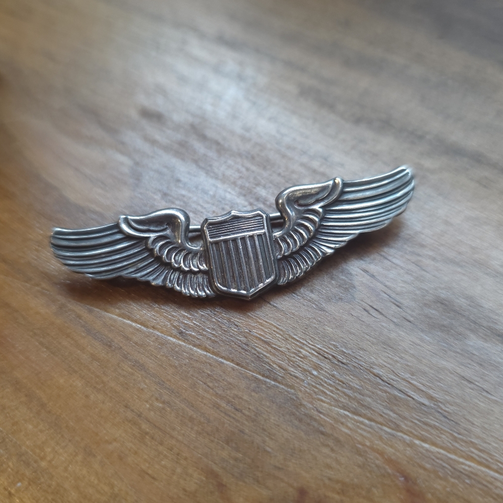 US WWII USAAF Pilot, 2 Inch Wing, NS Meyer Mfg